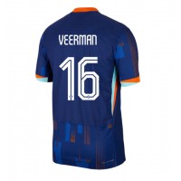 Camisa de time de futebol Holanda Joey Veerman #16 Replicas 2º Equipamento Europeu 2024 Manga Curta